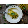 Pasta with avocado pesto