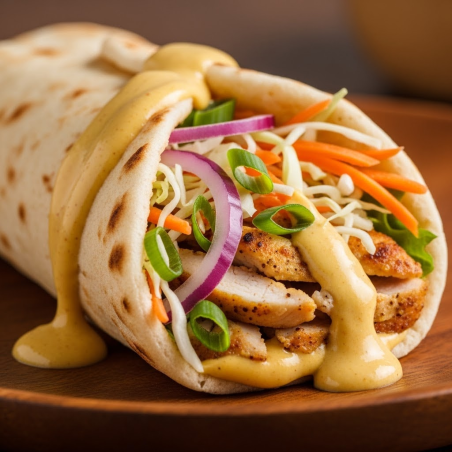 Quinoa burrito with turkey