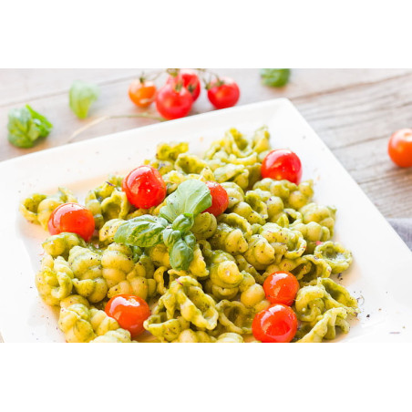 Wholemeal pasta with cherryy