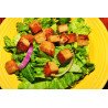 Lettuce with crispy tofu
